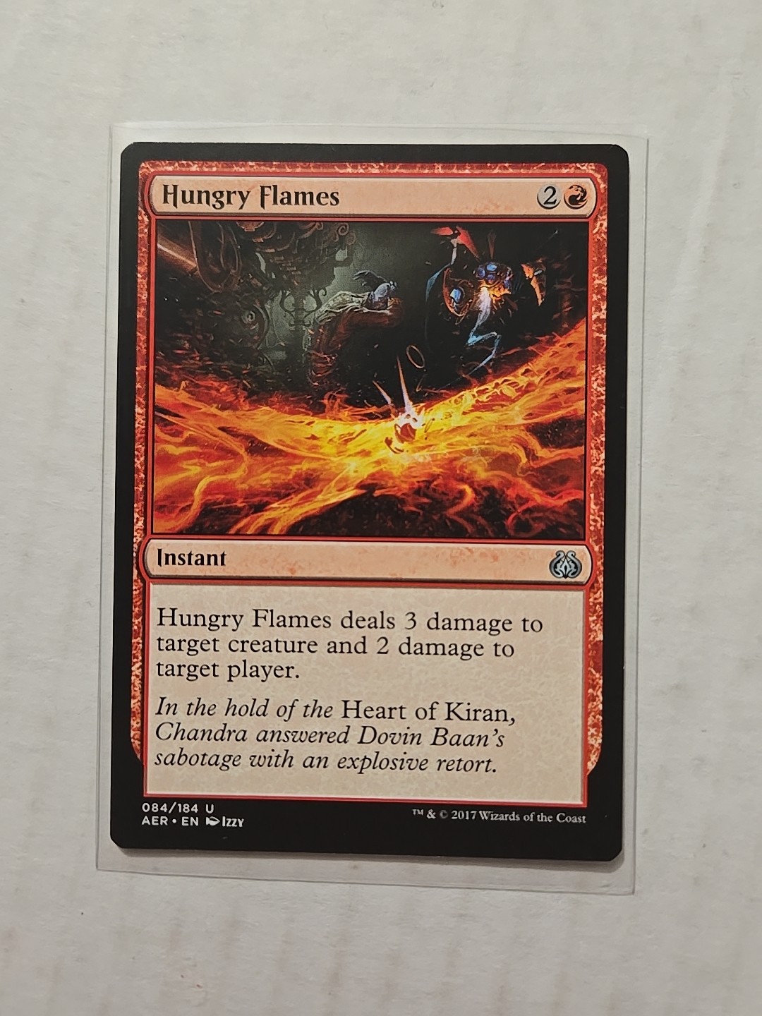 Hungry Flames - Aether Revolt - LP - Uncommon - Instant - MTG