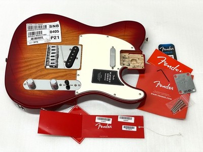 MIM Genuine ALDER FULL THICKNESS Fender Player II Tele LOADED BODY Guitar