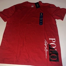Polo Ralph Lauren Men's Red Cotton Blend Sleep T-Shirt Size M $45 NEW