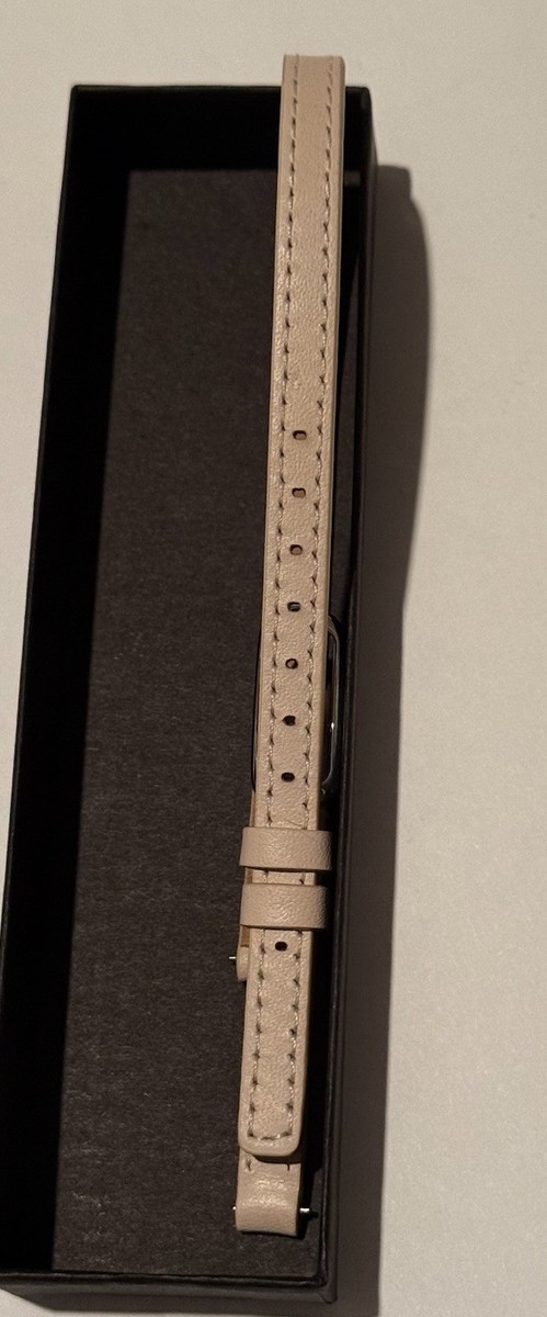 Shinola Birdy 8mm Double Wrap Leather Watch Band Strap Soft Blush