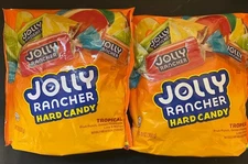 JOLLY RANCHER Hard Candy TROPICAL FLAVORS - {TWO LARGE BAGS}