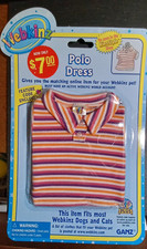 2000s Ganz Webkinz Clothes - polo Dress - BRAND NEW - FACTORY SEALED  - JBOX-7