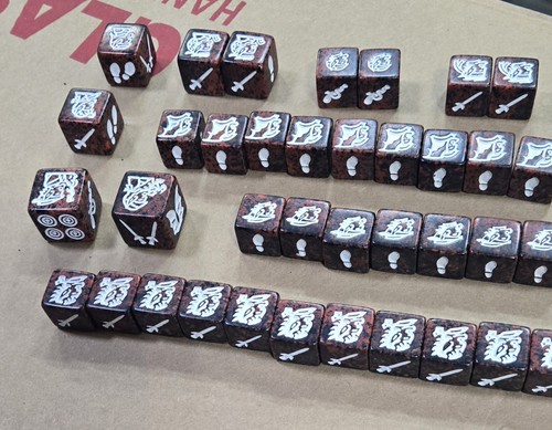 TSR Dragon Dice - Lava Elf , Selling All As Seen In Photos 