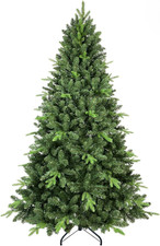 5Ft Artificial Christmas Tree with 937 Mixed PE PVC Tips, Unlit Easy Assembly