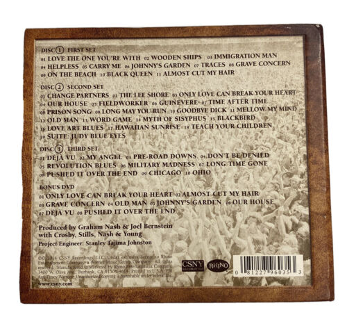 CSNY 1974 [3 CD + DVD] Crosby, Stills, Nash & Young [CD Set] Used 