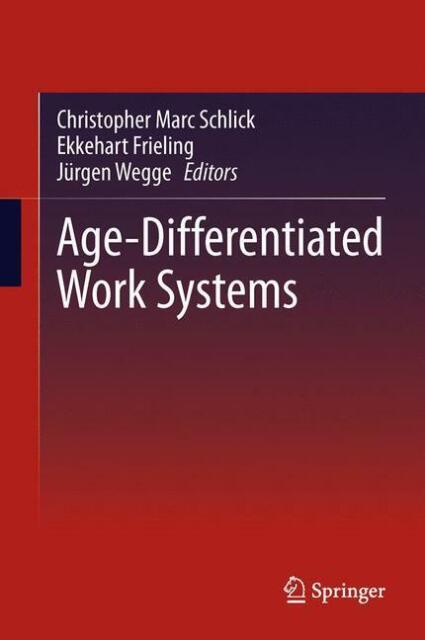 Thumbnail - Age-differentiated Work Systems | 2013 | Englisch | Neu