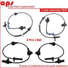 4 Pcs 1 Set For Honda Crv Cr-v 12-16 Abs Wheel Speed Sensor 57450-t0a 57455-t0a