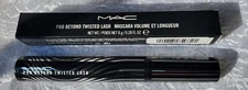 MAC Cosmetics Pro Beyond Twisted Lash Mascara Black Bendable brush Volumizing