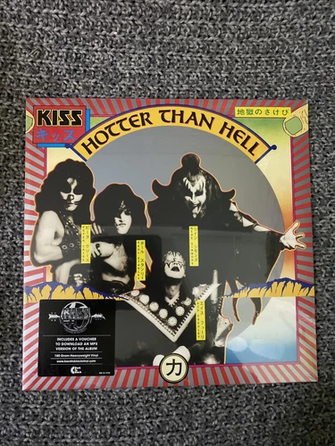 Kiss Lp SEALED Hotter Than Hell Limited Edition New 2014