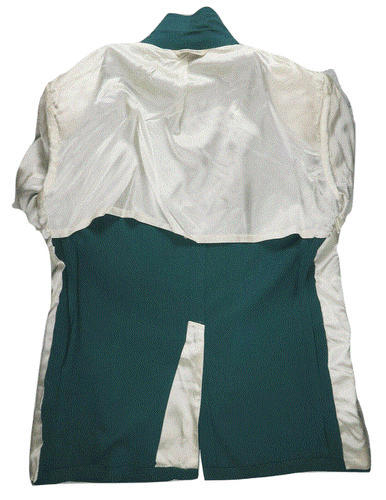 Nordstrom Mens Jacket Blazer 44 Canada Vintage Green Nautical Gold Button - Bild 7 von 11