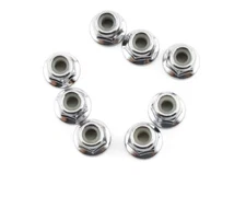 Traxxas 4mm Steel Flanged Serrated Nylon Locknut (8) [TRA3647]
