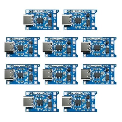 10PCS 5V Micro USB 1A 18650 Lithium Battery Charging Board Charger Module