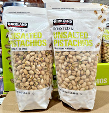 Kirkland Signature Roasted  Unsalted Pistachios In-Shell 48oz 1.36kg 2 Bags 