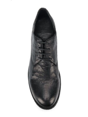NWT Brand New Officine Creative Black Leather Bubble Oxford 