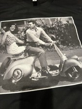 Couple on Vespa Classic (MOD, Piaggio, vintage) Shirt Size Large