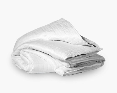 Gravity Cooling Weighted Blanket (Single - 48'' x 72'' - 20lbs) in White