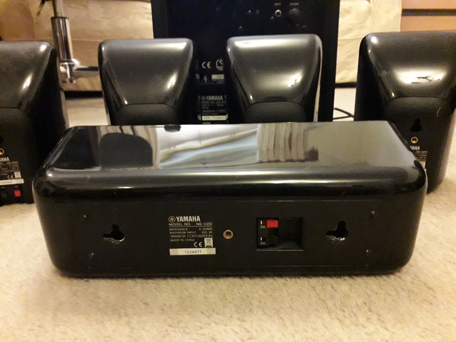 Yamaha 5.1 Home Cinema speakers eBay