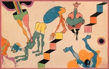 VICTOR PIVOVAROV : Metaphysical Composition : 13x19 Archival Art Print