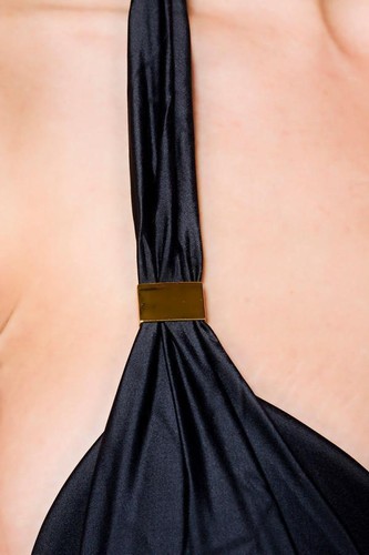 Badeanzug weiß Swimsuit Bademode Neckholder Badeanzug Push Up - Bild 8 von 8