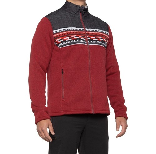 Spyder Wyre Napa Red Full Zip Fleece 