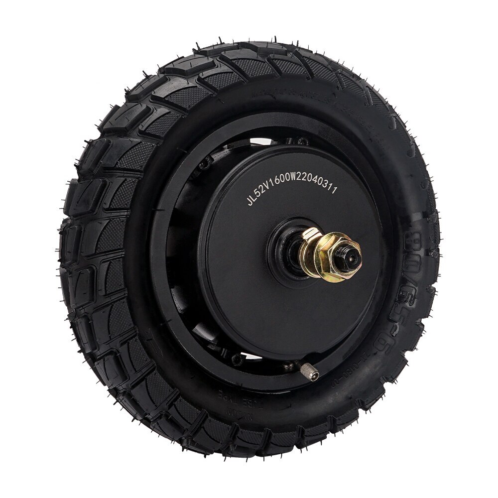 10“ 52V60V 1600W3000W Hub Motor Scooter Tire 80/65-6 Rear Wheel E-bike