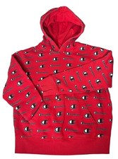 Champion Youth Graphic Logo Pullover Sweatshirt Hoody Red/Black Small