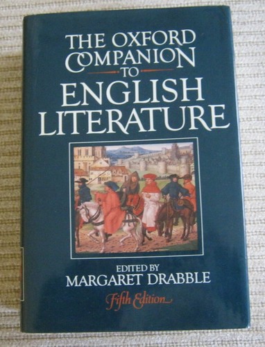 THE OXFORD COMPANION TO ENGLISH LITERATURE FIFTH EDITION HC/DJ