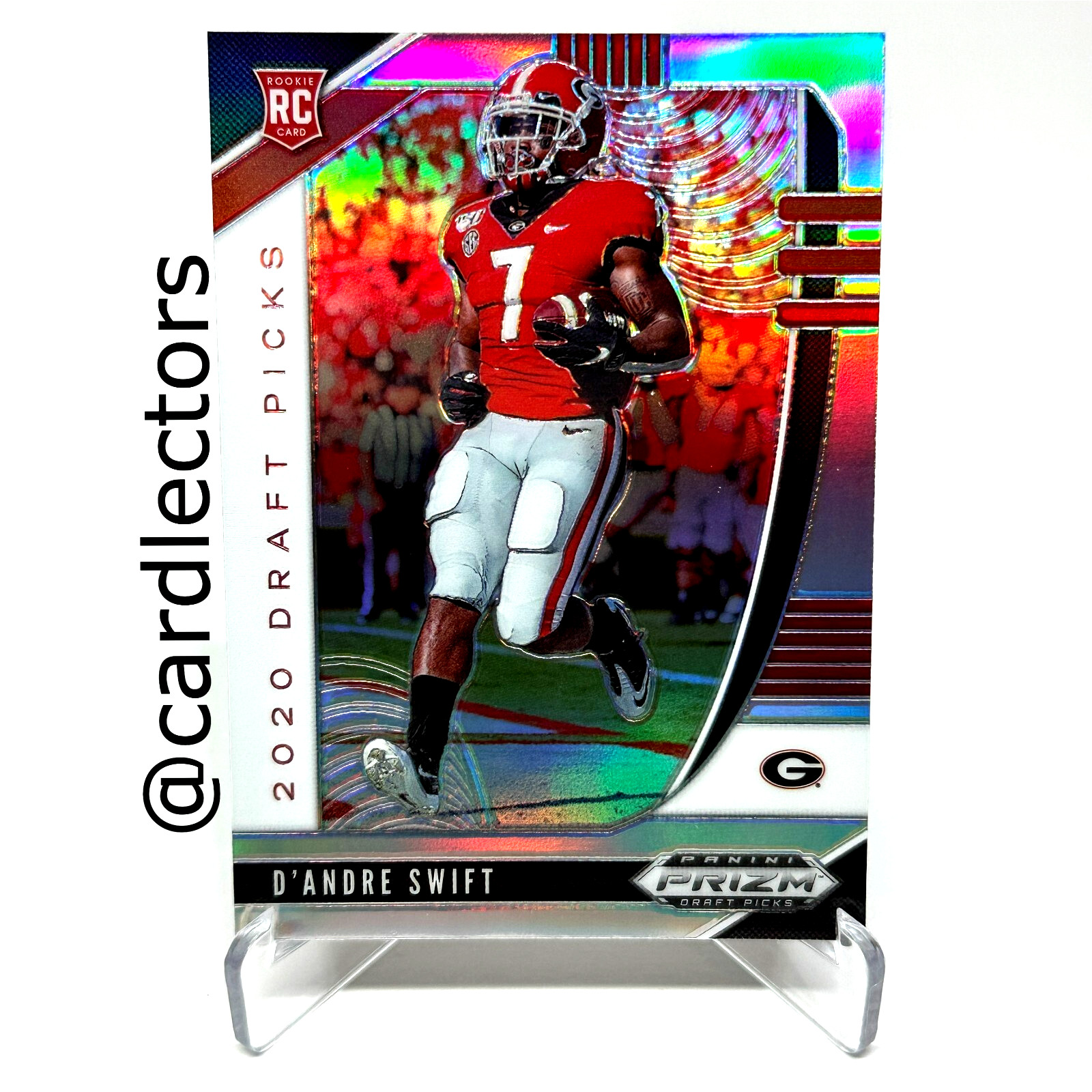 2020 Panini PRIZM Draft Picks D'ANDRE SWIFT #120 RC Silver PRIZM SP GEORGIA