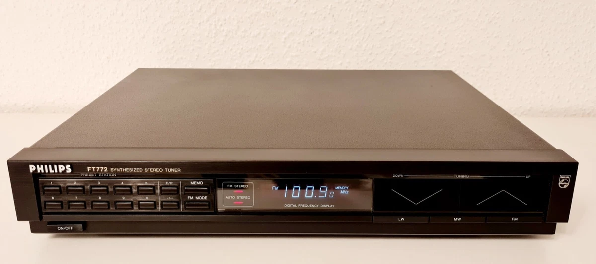 Sintonizador estéreo sintetizador PHILIPS FT 772. MIDI.