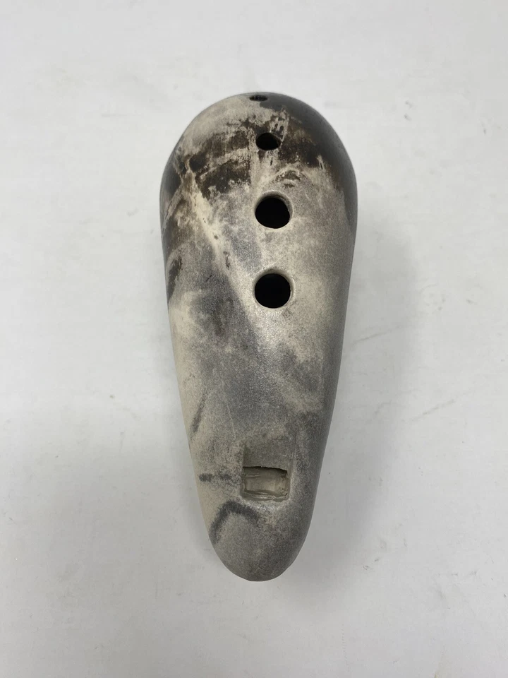 Silbato Arte Popular Vintage OSO Flauta Arcilla Cerámica México Tonala Hecho a Mano Foto 3 de 4