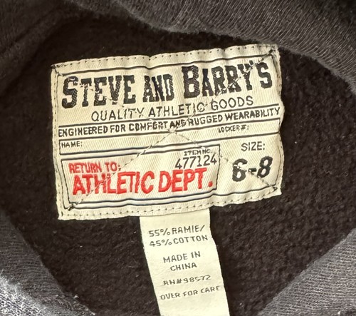 Steve And Barry’s Size 6 8 Sweatshirt Cereal Killer Skull Halloween Hoodie Y2K - Picture 10 of 11