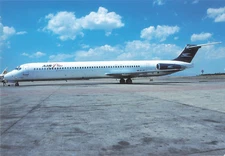 Postcard Airline AIR PLUS COMET MD-88 EC-JKC No. A983 CC7.