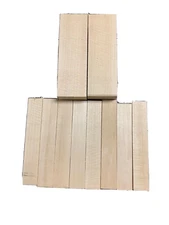 10 Pcs, Basswood Carving Wood Block 1x 1x 6 (8 Pcs) + 2x 2x 6.5 (2 Pcs)