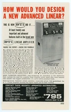 QST Ham Radio Magazine Ad BTI LINEAR AMPLIFIER Model LK-2000 (11/66)