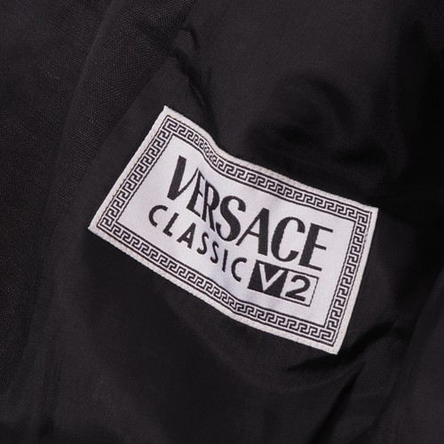 GIANNI VERSACE V2 Vintage Women Black Skirt Blazer Jacket Suit Set size IT 40 - Picture 10 of 20