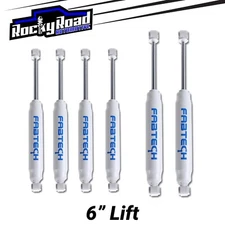 Fabtech Shocks (6) For 2005-2016 F250 F350 Super Duty 4x4 w/ 6” LIFT Quad Shocks