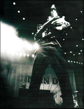 Green Day Good Riddance Billie Joe Armstrong Fender Stratocaster guitar ad print