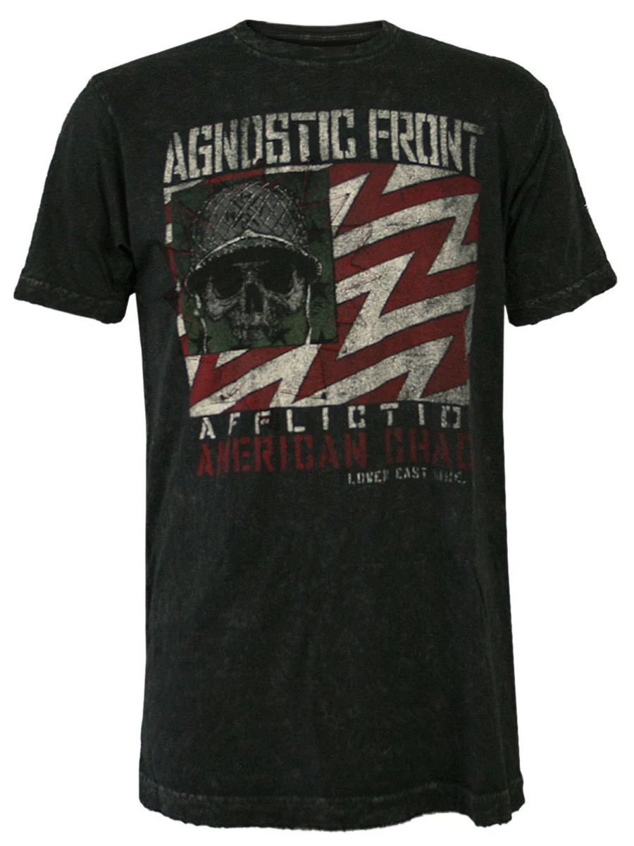Affliction Manic Triumph T-Shirt - Men's T-Shirts In Rain Forest Sycamore Wash - Foto 4