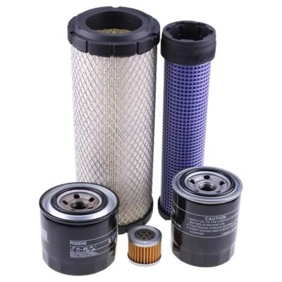 Filter Kit for John Deere Compact Excavator 35D 50D w/ Yanmar 3TNV88-BNHB Engine