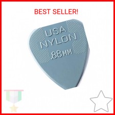 JIM DUNLOP .88mm Nylon Standard Guitar Picks, 12 Pack