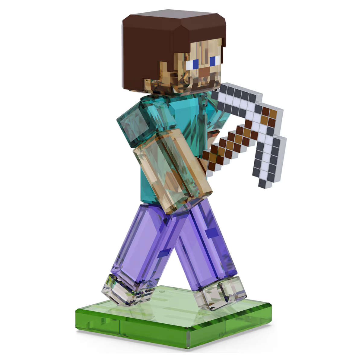 Swarovski Crystal Minecraft Steve Figurine 5701272 | eBay