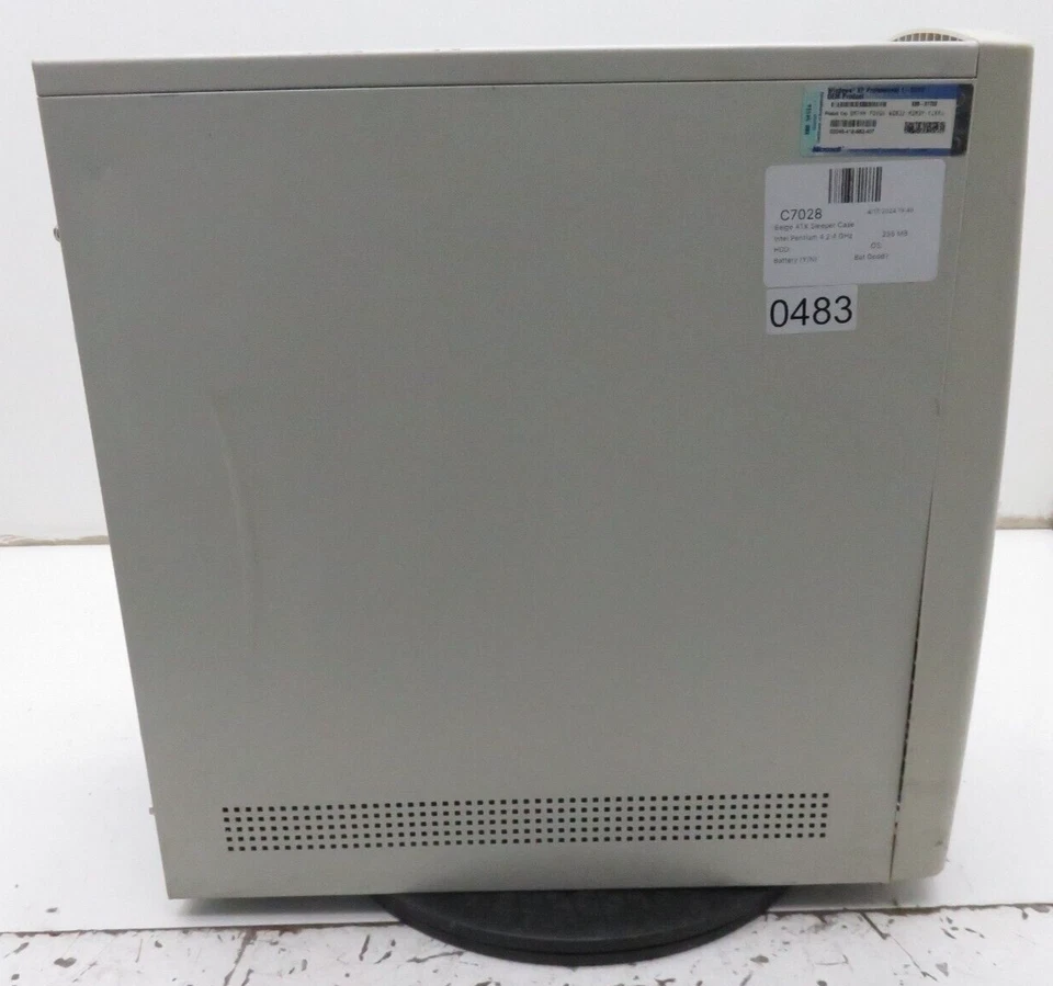 Vintage AOpen Retro Beige White ATX Sleeper Build Case - Image 2 of 4