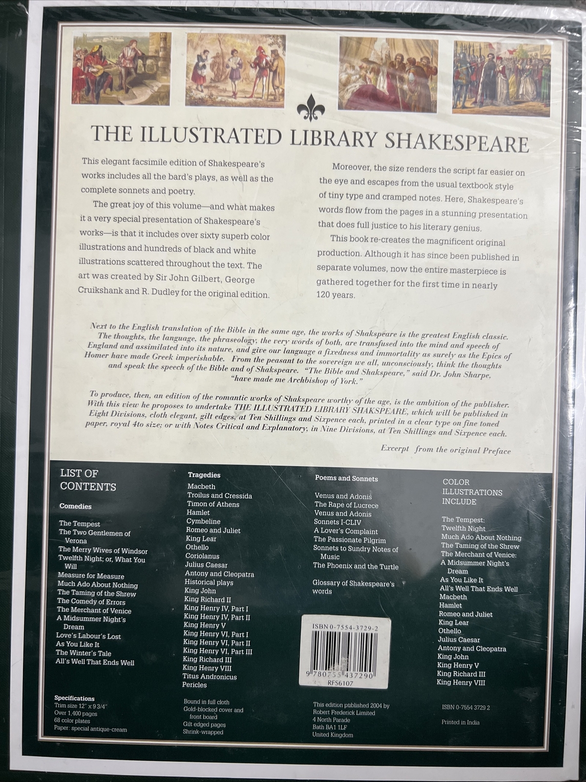 Library+of+Shakespeare+by+William+Shakespeare+%282004%2C+Hardcover%29 ...