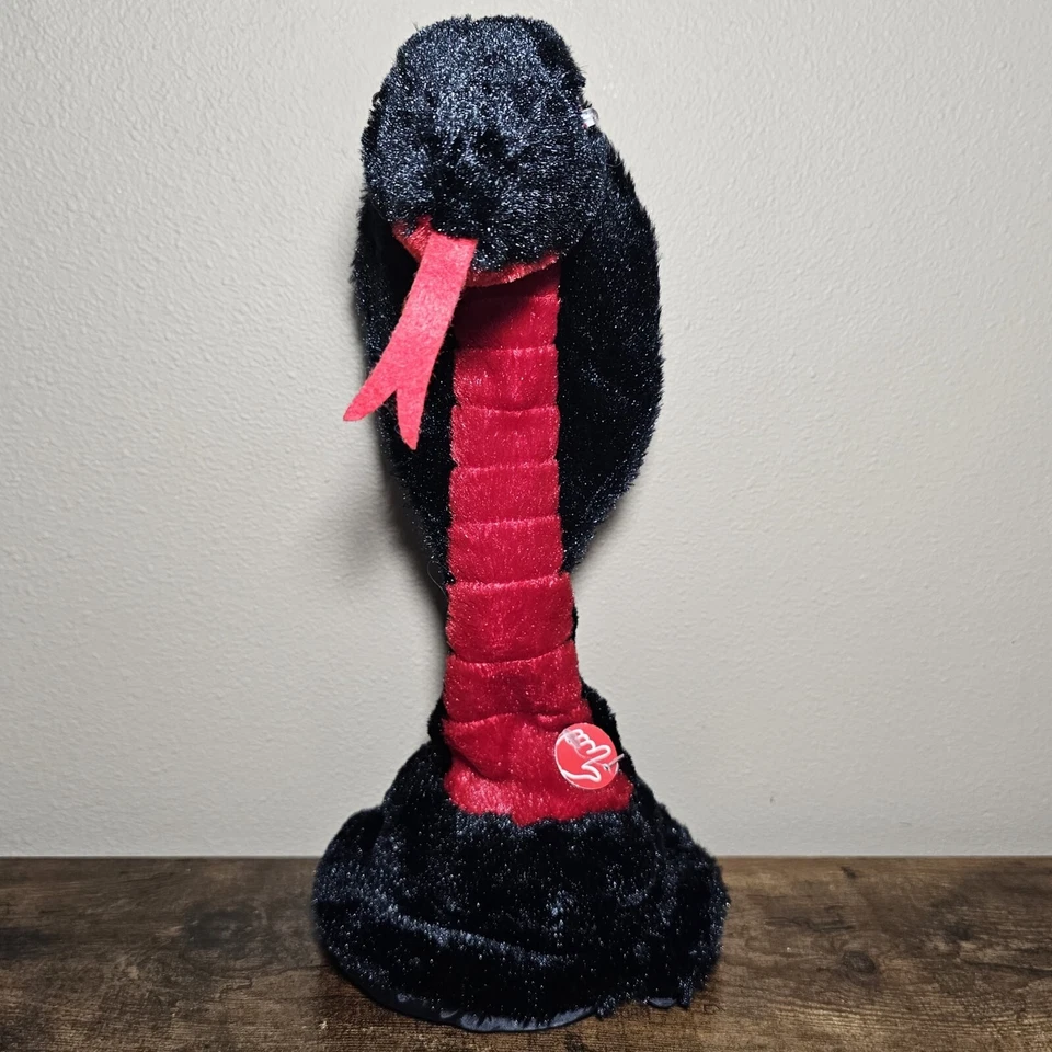 Halloween Dan Dee Cobra Snake Stuffed Animal Toy 13" Light Up Musical Plush 2014 - Image 2 of 4