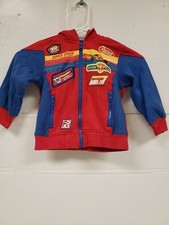 Disney Store Kids Full Zip Hoodie Zip Pockets Patches Sz 3 Pre Owned