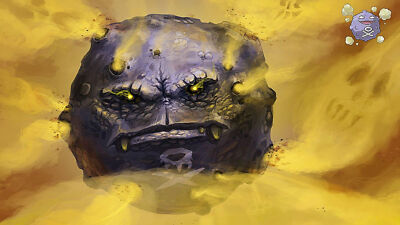 Pokemon realistic koffing Pad Gaming Mat Desk