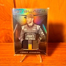 Jimmie Johnson 2022 Panini Chronicles Jet Black Materials Dual Relic #JBM-JJ