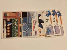 Lot of 7 Vintage 1993 Topps Sonic The Hedgehog Cards (Please Read Description)