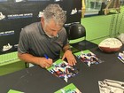 MAURY BUFORD Chicago Bears signed 1985 SB XX Champs photo in action COA — photo 3
