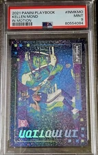 2021 KELLEN MOND Panini Playbook RC In Motion Sparkle #INM-KMO PSA 9 MT POP 1